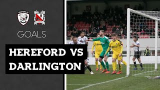 Goals Hereford v Darlington [upl. by Dorej]