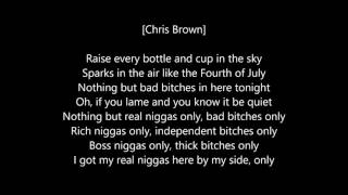 Nicki Minaj  Only feat Lil Wayne Drake and Chris Brown Lyrics [upl. by Cleres]