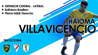 Thaiomá Villavicencio vs Alianza Beni [upl. by Metabel925]