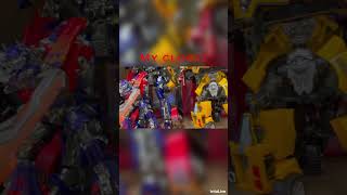 Normal peoples closet Vs My closet optimusprime transformers bumblebee [upl. by Irdua]