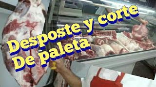 Desposte y charqueado paletas  tutorial Carnes Argentinas [upl. by Onfroi]