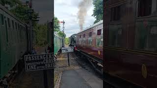 Last steam train from Bridgenorth to Kidderminster on Severn Valley Railway [upl. by Reiners]