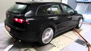 Alfa Romeo 159  1750 TBi Dyno TMChiptuning [upl. by Alviani]