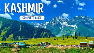 Kashmir Tour Complete Guide  All Information About Kashmir Trip [upl. by Skip642]