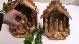 Wooden Nativity Sets [upl. by Irrehc]