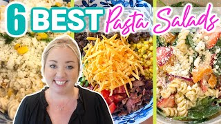 6 OF THE BEST PASTA SALAD RECIPES  YOU WILL WANT TO MAKE EVERY ONE OF THESE RECIPES  COOK WITH US [upl. by Namra]