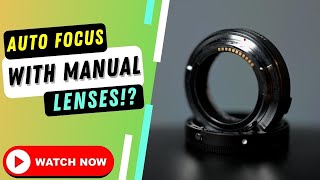 Techart TZM02 The Coolest Lens Adapter Ive Never Heard Of [upl. by Esoryram740]