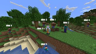 Scuff Minecraft Manhunt BUT were idiots at the game [upl. by Siramed]