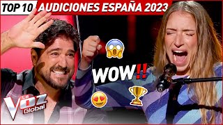 Las Audiciones a Ciegas MÁS VISTAS de La Voz España 2023 🇪🇸 [upl. by Lareneg]