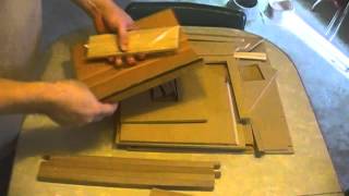 Assemble a Miniature House Shell Kit 112 scale  Part 1 [upl. by Carnay]