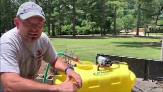 Spraying Roundup Around Our Property amp Sprayer Overview 4 [upl. by Ignatia888]