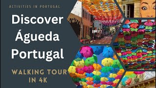 ÁGUEDA Aveiro Portugal  July 2023  4K Virtual Walking Tour [upl. by Garbe72]