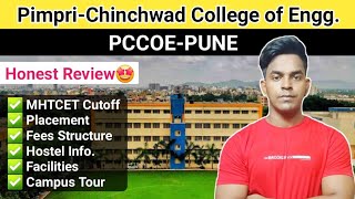 PCCOE Pune🔥  PimpriChinchwad College of Engineering Pune Review Cutoff Placement  MHTCET 2024🔥 [upl. by Berkly]