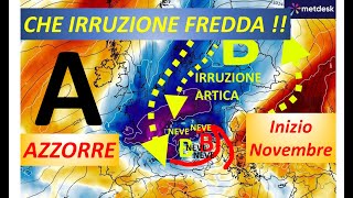 METEO  CHE BORDATA FREDDA PER INIZIO NOVEMBRE  QUALI LE PROBABILITA ANALISI INIZIO INVERNO [upl. by Croydon618]