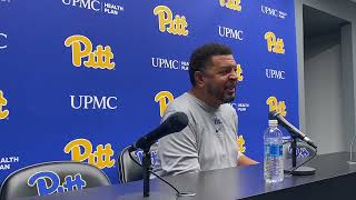 Pitt HC Jeff Capel 202425 Season Introductory Press Conference [upl. by Ynttirb]