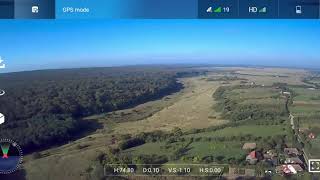 JJRC X16 review Max flight altitude test 120 meters [upl. by Bellda]