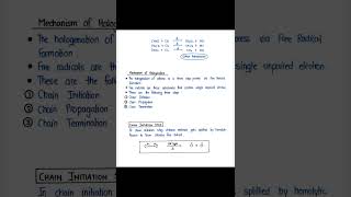 Halogenation Of Alkanes Method of Preparation Of Alkanes Alkanes Organic chemistry b pharmacy [upl. by Dnomder]