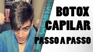 COMO FAZER BOTOX CAPILAR EM CASA  TUTORIAL [upl. by Ylrrad]