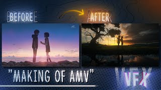 Making Anime Edits With VFX  Kimi No Nawa [upl. by Eanat]