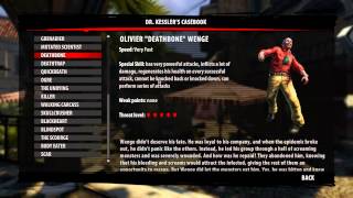 Dead Island Riptide  All Zombies In The Game  Dr Kesslers Casebook [upl. by Anomar502]