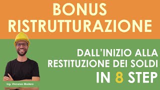 Bonus ristrutturazioni dallinizio lavori alla restituzione dei soldi Cessione credito e sconto [upl. by Roxanne704]