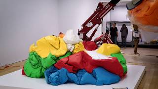 Piecing Together Jeff Koons PlayDoh Sculpture  Behind the Scenes [upl. by Brookes]