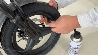 Repairing tubeless tires with sealant [upl. by Ogdon]