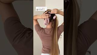 Tutorial 4 fuzzy socks 🧦 hairstyle easycurls hairtok easyhair hairtutorial voluminouscurls [upl. by Carol-Jean]