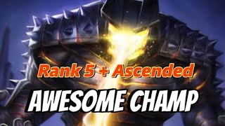 Rank 5 Ascended The destroyer Armor is incredible to look at and Play with  marvel champions [upl. by Alaik610]