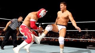 Rey Mysterio amp Sin Cara vs Cody Rhodes amp Tensai Raw Sept 3 2012 [upl. by Ghassan]