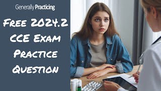 FREE RACGP CCE Exam Practice Question  20242 CCE LS3Q1 [upl. by Olrak]