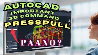 IMPORTANT PRESSPULL COMMAND IN AUTOCAD STEP BY STEP DISCUSSION [upl. by Eitsim]