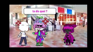 Fresh and Paperjam rencontre un connard  gacha clubs [upl. by Reinold]