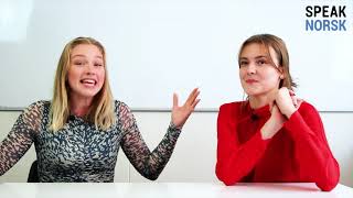 Spoken Norwegian in 3 minutes with Maria and Kristine [upl. by Sammons]