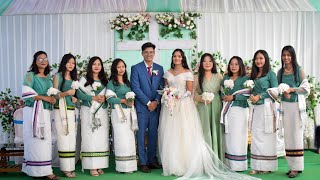 Dr Hruaikima Reang amp Jasmita Reang  Bru Christian Wedding  Tripura [upl. by Shu]