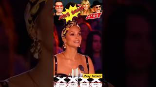 Americas got talent 🇺🇸 Powerful Audition Performance quot WAY MAKERquot music agt [upl. by Nairod]