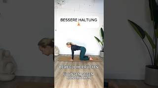 4 ÜBUNGEN HALTUNG VERBESSERN🧘‍♀️ workout pilates mobility fitness [upl. by Pascoe]