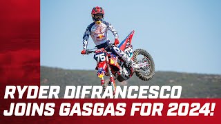 Ryder DiFrancesco to race 250 Supercross with GASGAS [upl. by Ajram]