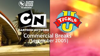 Cartoon Network  Tickle U Commercials  September 2005 [upl. by Fabi]