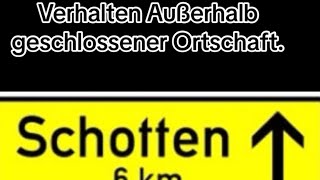 Verhalten außerhalb geschlossener Ortschaften [upl. by Egidio449]