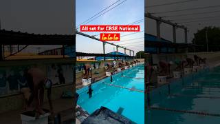 Final preparations for CBSE National 2024 shorts swimmer [upl. by Neiman]