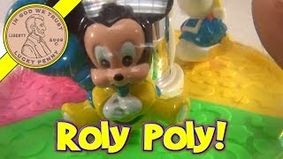 Disney Roly Poly Light Up Musical Toy Ball  Baby Mickey Minnie Donald Duck [upl. by Renae445]