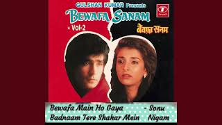 Bewafa main ho gaya  Bewafa Sanam Sonu Nigam Full Video Song [upl. by Antons]