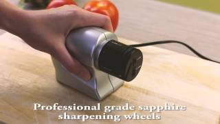 Readers Digest Presents Electric Knife Sharpener [upl. by Ahsinyt]