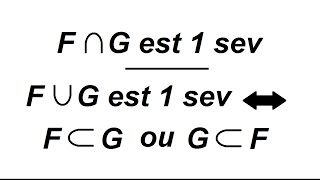 Union et intersection de sousespaces vectoriels  démonstration [upl. by Oliana]