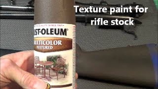 Textured paint rifle stock remodel [upl. by Lisan]