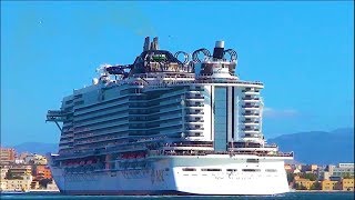 MSC Seaview  MSC Crociere a Cagliari [upl. by Ydennek434]