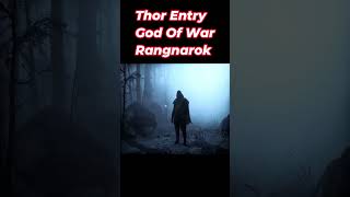 Thor Entry in God of War Ragnarokgodofwarragnarok godofwar playstation5 [upl. by Enilrek]