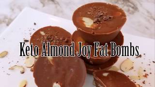 Keto Almond Joy Fat Bombs  Super Easy Low Carb Snack [upl. by Carilyn]