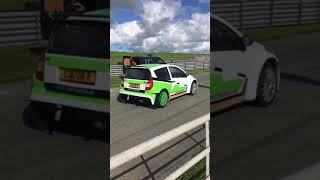 Citroen c2 with Honda k20 launch control with dta s80 Anglesey rally track day [upl. by Nwahsad878]